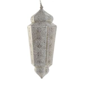 LAMPARA TECHO METAL 26X29X71 BLANCO